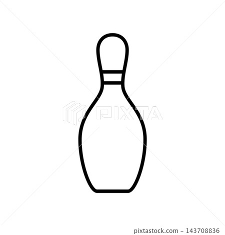 Bowling Striking Victory icon vector design templates 143708836