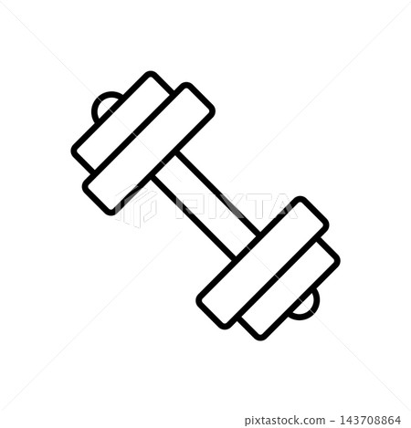 Dumbbell icon vector design templates simple and modern Dumbbell icon vector design templates simple and modern 143708864