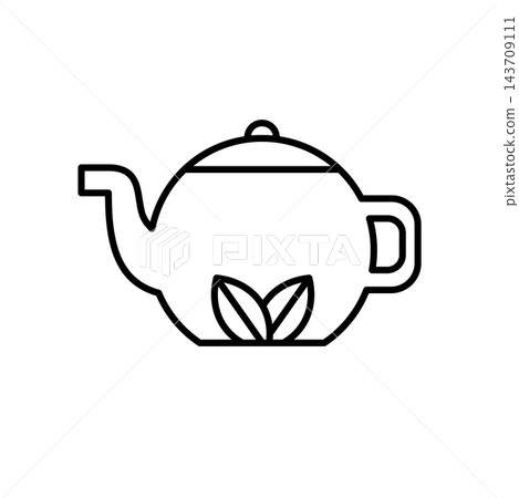 Tea Pot Icon vector design templates simple and modern Tea Pot Icon vector design templates simple and modern 143709111