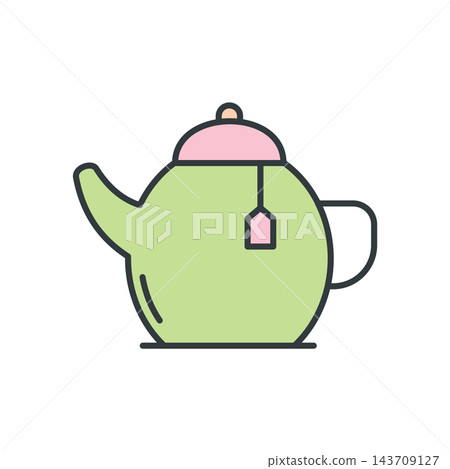 Tea Pot Icon vector design templates simple and modern Tea Pot Icon vector design templates simple and modern 143709127