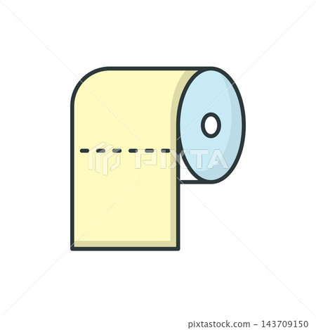Toilet Tissue icon vector design templates simple and modern concept Toilet Tissue icon vector design templates simple and modern concept 143709150