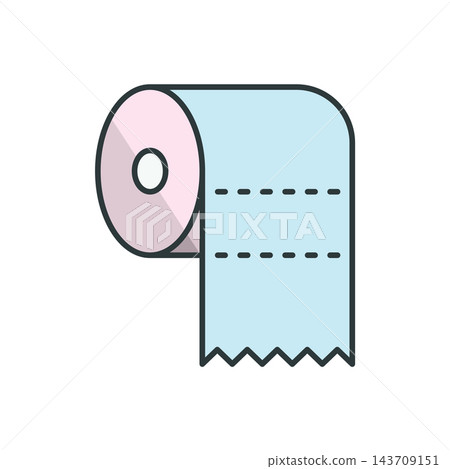 Toilet Tissue icon vector design templates simple and modern concept Toilet Tissue icon vector design templates simple and modern concept 143709151