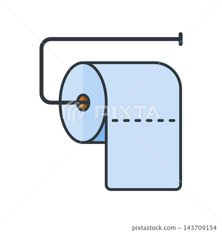 Toilet Tissue icon vector design templates simple and modern concept Toilet Tissue icon vector design templates simple and modern concept 143709154