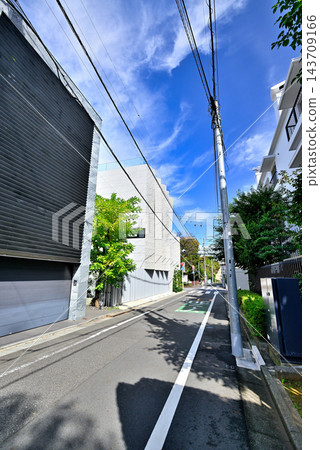 東京都澀谷區大山町：一個安靜的高級住宅區，橫跨德川山地區。 143709166