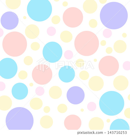 Random polka dot pattern Random polka dot pattern 143710253