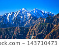 Mt. Kashima Yarigatake in the snow-capped Northern Alps 143710473
