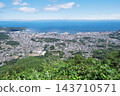 Otaru city seen from Tenguyama in Otaru city 143710571