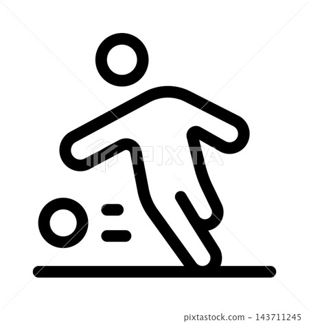 Flat Minimal Soccer Icons. Modern illustrations of ball, goal, and field for sport, game, and team design. Flat Minimal Soccer Icons. Modern illustrations of ball, goal, and field for sport, game, and team design. 143711245
