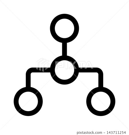 Flat minimal outline subsystem icon set for technology, engineering, and system design Flat minimal outline subsystem icon set for technology, engineering, and system design 143711254