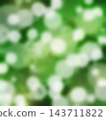一幅描繪陽光透過樹葉灑下的朦朧光線的插圖。 143711822