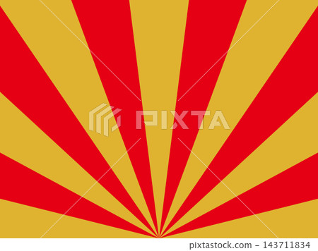 放射狀傳播的紅色集中線的背景插圖 143711834