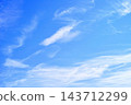 藍色的天空和雲圖像 143712299