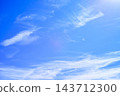 藍色的天空和雲圖像 143712300