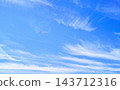 藍色的天空和雲圖像 143712316