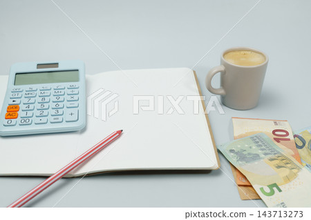 Calculating finance and planning budget with euro money Calculating finance and planning budget with euro money 143713273