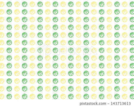 Yellow-green basketball background material 143713613
