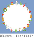 Christmas frame material 143714317