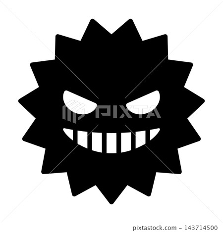 Evil-faced virus icon Evil-faced virus icon 143714500