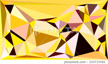 Abstract geometric background with yellow triangles, modern vector illustration for banner, presentation and social media design Abstract geometric background with yellow triangles, modern vector illustration for banner, presentation and social media design 143715492