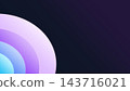 霓虹色的同心圓與深紫色未來主義背景 143716021