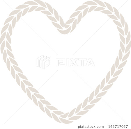 Heart-shaped knitting yarn frame, thick, greige Heart-shaped knitting yarn frame, thick, greige 143717057