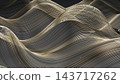 Curve golden lines bg 3d render 143717262