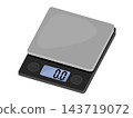 Illustration of a kitchen scale (digital scale) 143719072