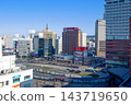Oita station square rotary and city area 143719650