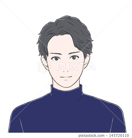 擁有冷色調冬季個人風格的男士。 擁有冷色調冬季個人風格的男士。 143720110