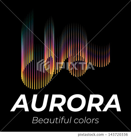 Aurora logo design illustrations Aurora logo design illustrations 143720336
