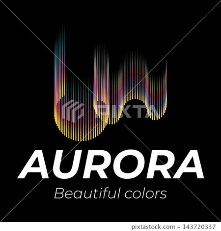 Aurora logo design illustrations Aurora logo design illustrations 143720337