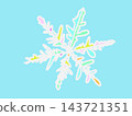 雪花，閃閃發光，五彩繽紛 143721351