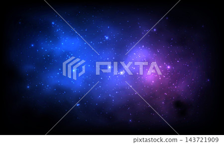 Galaxy cloud nebula stars dark night universe milky way cosmos vector Galaxy cloud nebula stars dark night universe milky way cosmos vector 143721909