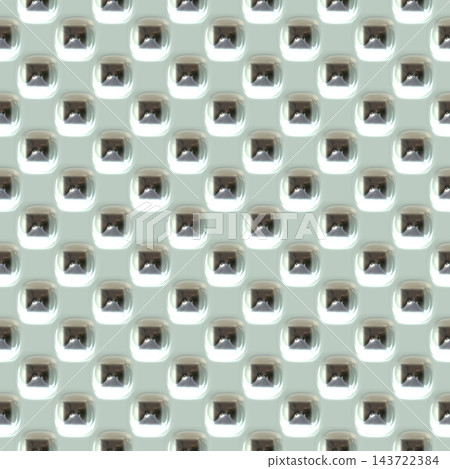 Stamped Square Dimples Chrome Metal Plate Texture Stamped Square Dimples Chrome Metal Plate Texture 143722384