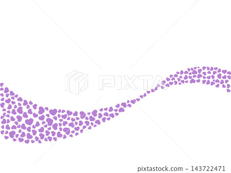 Heart pattern background Purple solid color Heart Heart pattern background Purple solid color Heart 143722471
