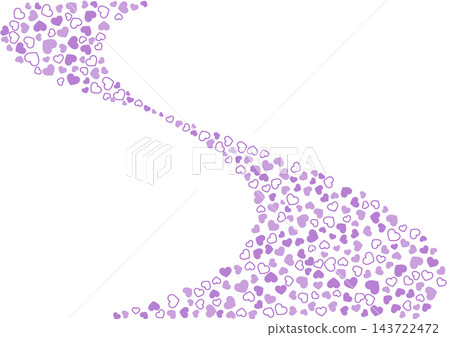 Heart pattern background Purple solid color Heart Heart pattern background Purple solid color Heart 143722472