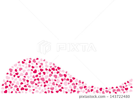 Heart pattern background Red 3 colors Heart Heart pattern background Red 3 colors Heart 143722480
