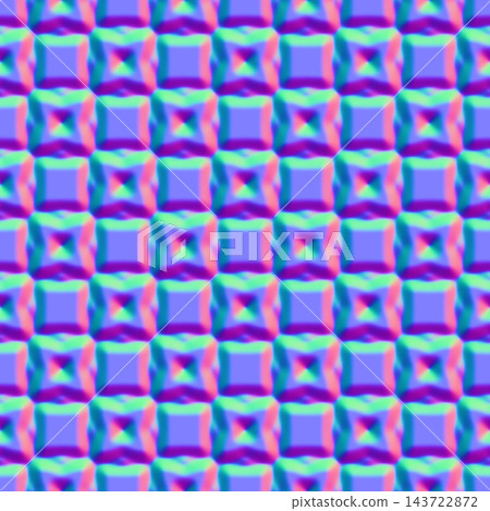 Normal Map for Square Cushion and Star Studs Metal Panel Normal Map for Square Cushion and Star Studs Metal Panel 143722872