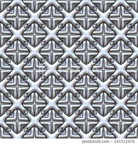 Gothic Cross Grid Metal Panel Texture Gothic Cross Grid Metal Panel Texture 143722876