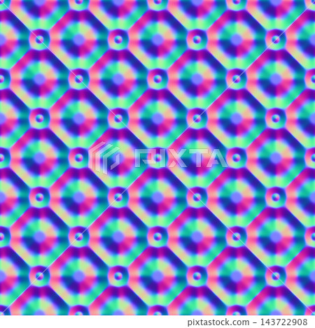 Normal Map for Chrome Ring Lattice Metal Panel 143722908