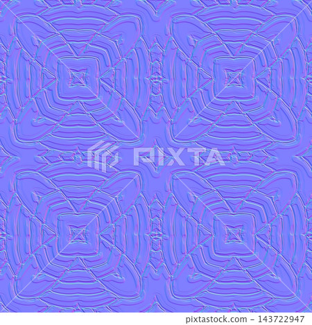 Normal Map for Baroque Concentric Square Ceiling Rose Normal Map for Baroque Concentric Square Ceiling Rose 143722947