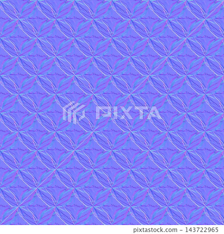 Seamless Floral Petal Rosette Normal Map Texture Seamless Floral Petal Rosette Normal Map Texture 143722965