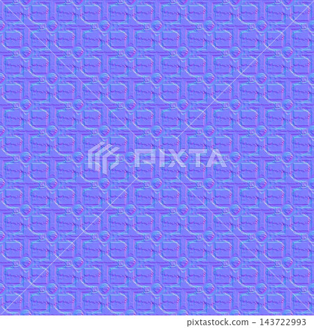 Normal Map for Interlocking Square Cell Grid Cladding 143722993
