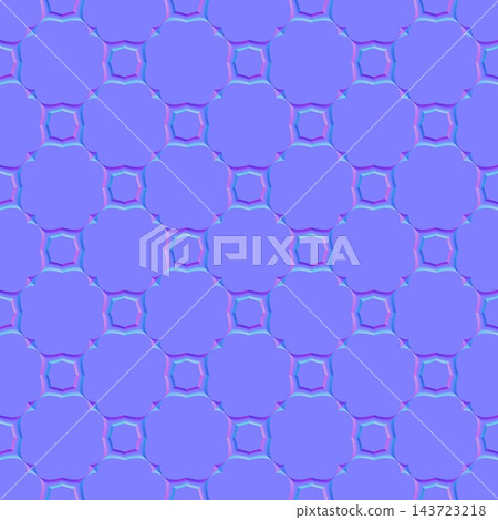 Sharp Normal Map for Beveled Octagonal Tile Cladding 143723218