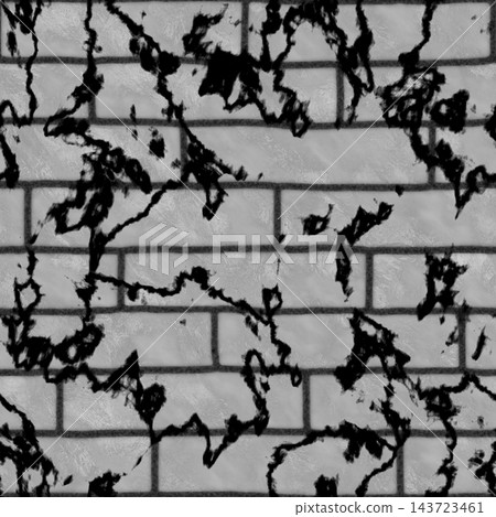 Light Grey Brick Wall with Black Marble Veins Light Grey Brick Wall with Black Marble Veins 143723461