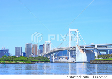 東京都港區彩虹橋風景 東京都港區彩虹橋風景 143723830