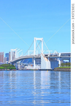 東京都港區彩虹橋風景 東京都港區彩虹橋風景 143723831