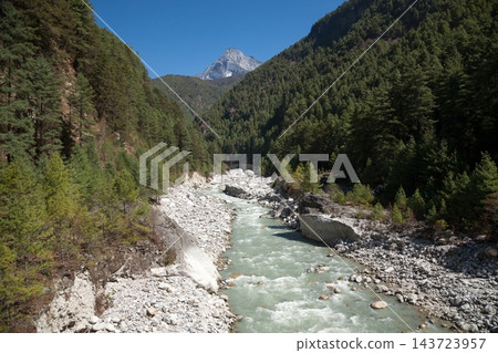 Dudh Koshi river along EBC trek, Nepal 143723957