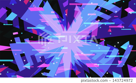 數位風格爆炸背景插畫_Light_16:9 數位風格爆炸背景插畫_Light_16:9 143724972