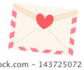 Love letter envelope with red heart romantic valentine element sticker print visual graphic clipart artwork design icon illustration Love letter envelope with red heart romantic valentine element sticker print visual graphic clipart artwork design icon illustration 143725072